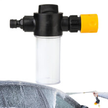 Car Wash Foam Sprayer with ThreeSpeed Water Control, Quick Garden Hose Connect PVC Foam Cannon