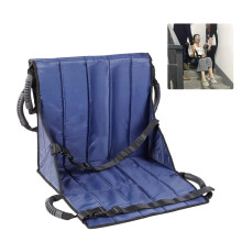 Patient Transfer Board with Four Handles and Straps for Wheelchair Aid, Elderly Stair Slide Pad