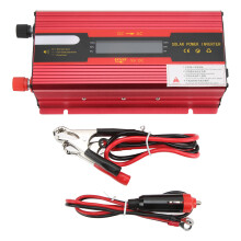 Stroomomvormers voor voertuigen, gemodificeerde sinusgolf, LCD-display, auto-omvormer met dubbele AC-uitgangen en USB-poort, universele