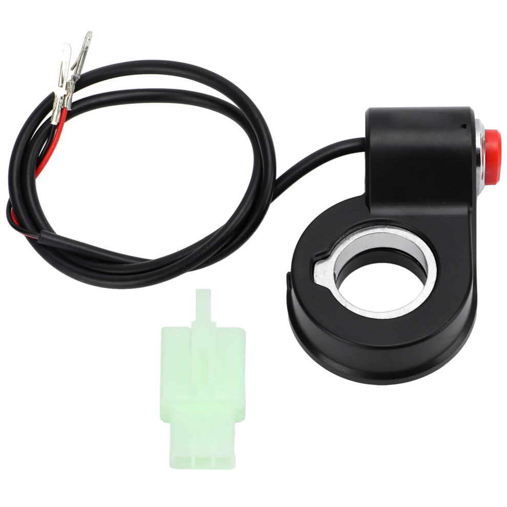 Motorcycle Handlebar Horn Switch Button 22Mm For Scooters & Bikes Red 7661376021742