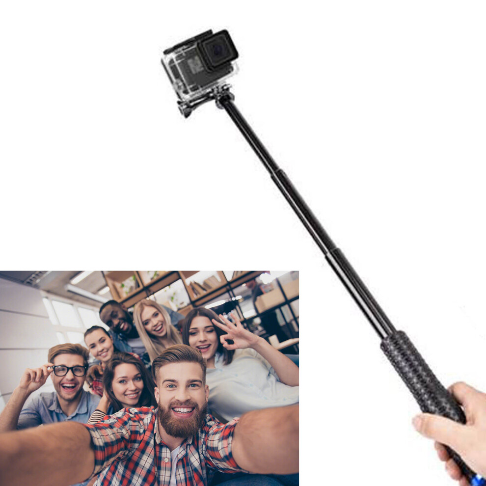 19 Inch Waterproof Selfie Stick Hand Grip Adjustable Monopod For Action Cameras 5031376022674