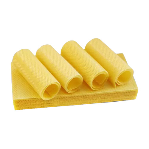 10PCS Beeswax Sheets Beehive Foundation 10x10in Honeycomb Frame Beekeeper Tool 2