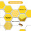 10PCS Beeswax Sheets Beehive Foundation 10x10in Honeycomb Frame Beekeeper Tool 7