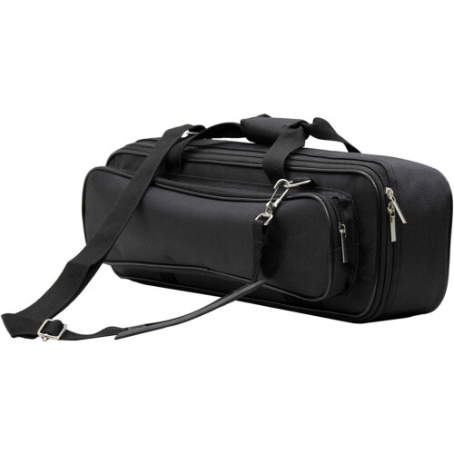 Flute Bag with Soft Interior Lining, Durable Oxford Material, Shoulder Strap for 16 17 Hole Flute 1