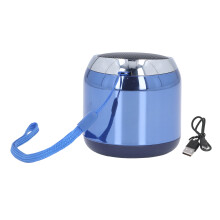 Mini Speaker Bluetooth, Portable Mini Speaker With Lanyard Water Resistant Rechargeable Metal Small Wireless Speakers For Tablet Phone, Compact