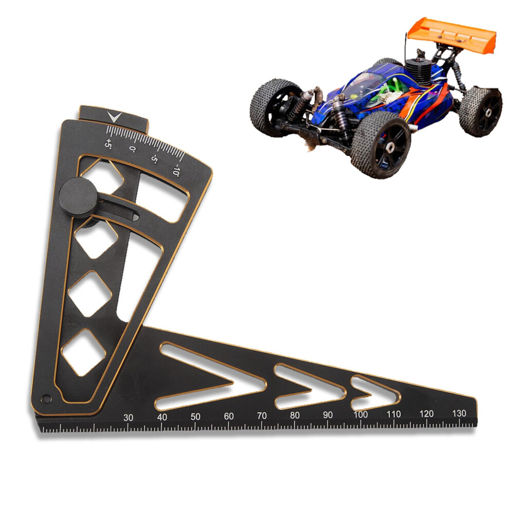 Rc Car Camber Gauge Aluminum Alloy Multiangle Wheel Height Measuring Tool For Accurate Setup 9187378470718