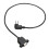 USB 2.0 B Male to USB B Female Socket Printer Panel Mount Extension Cable 50cm 2