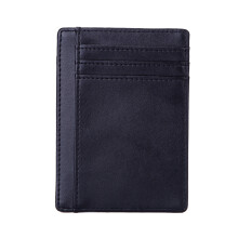 Mens Wallet Slim Wallet, Mens Card Holder, RFID Blocking Credit Business Card Holder Wallet, Gift for Mens (Black)