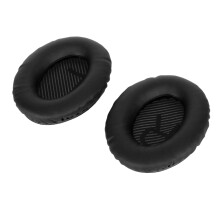 Coussinets d'oreille noirs de remplacement pour QC35 / QC25 / QC15 & AE2 Écouteurs