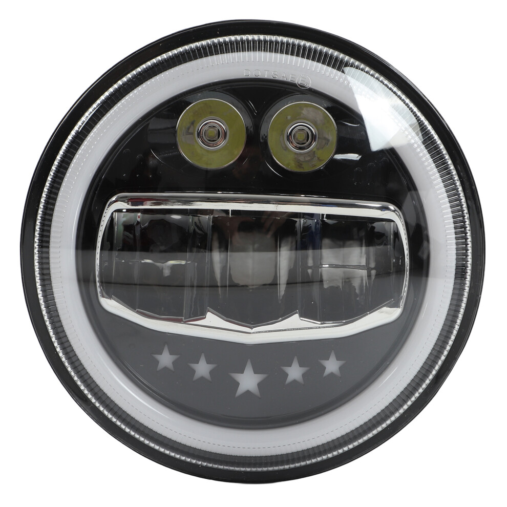 Harley Davidson Led Headlight Kit, Super Bright High Low Beam Combo Plug And Play Halo Drl Waterproof Shockproof Great Heat Dissipation Much Brighter 9175034332661