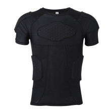 Padded Vest With Silicone AntiShock, Football Protective Gear Set, Vest, Shorts, and Pants, Youth and Adult Sizes
