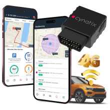 4G GPS Vehicle Tracker OBD2 for Cars Trucks Vans, RealTime Tracking, No Monthly Fee, Plug and Play