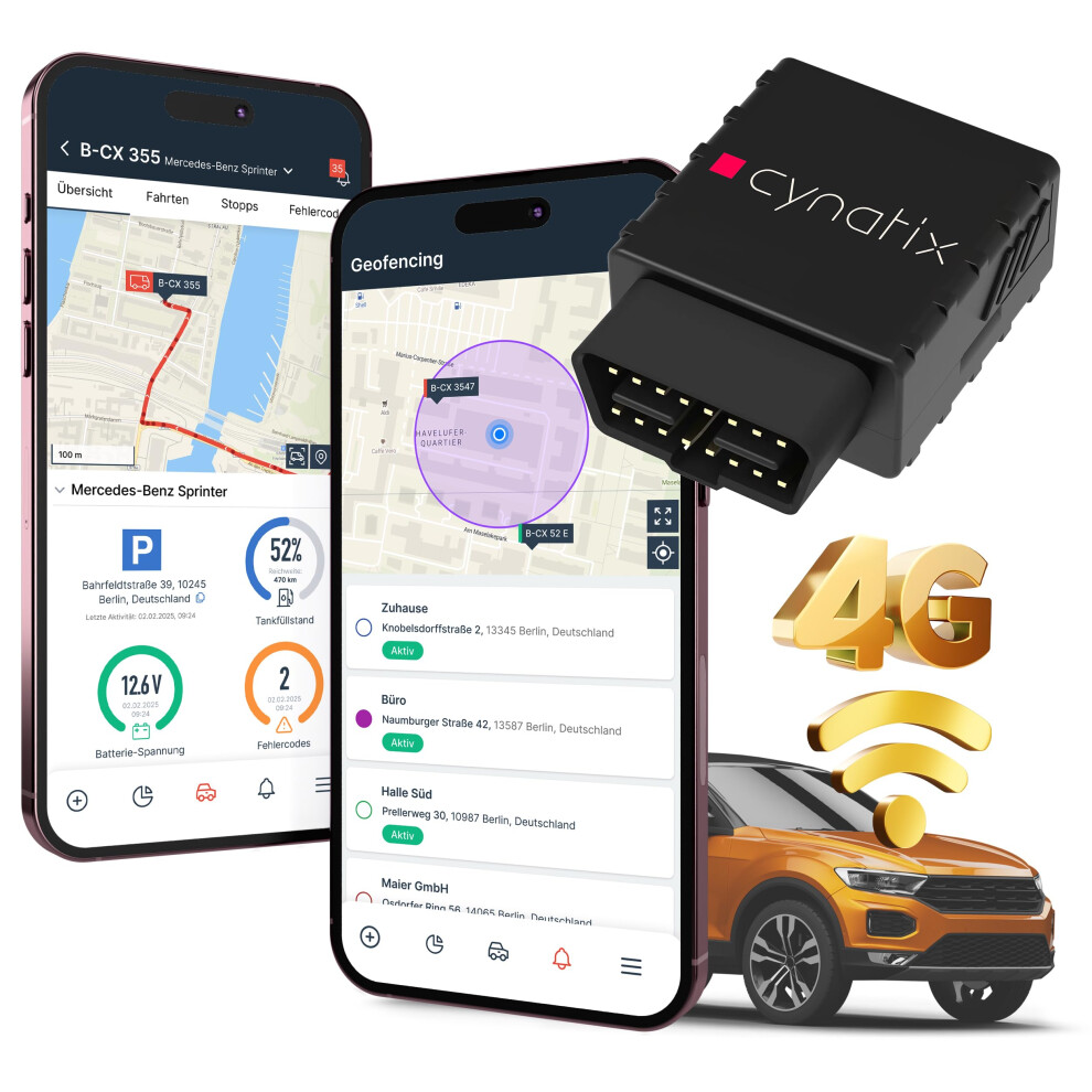 4G Gps Vehicle Tracker Obd2 For Cars Trucks Vans, Realtime Tracking, No Monthly Fee, Plug And Play 9347817593365