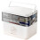 Medicine Storage Box Clear Plastic Organizer 3 Tier Partitioned First Aid Cabinet With Handle Large Capacity Office 1
