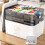 Medicine Storage Box Clear Plastic Organizer 3 Tier Partitioned First Aid Cabinet With Handle Large Capacity Office 5