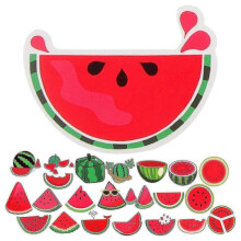 50Pcs Summer Watermelon Stickers Party Fruit Stickers Adorable Watermelon Decals Birthday Party Stic