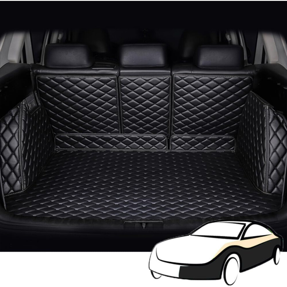 Trunk Mat For Kia Sportage 20212023 Full Coverage Waterproof Antiscratch Allblack Boot Liner 9347817594157