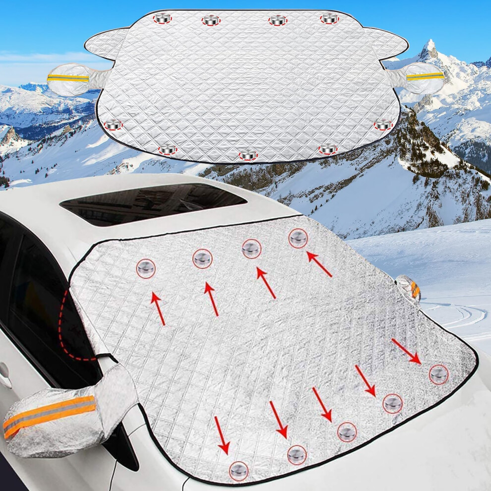 Magnetic Car Windshield Snow Cover For Mercedesbenz Citan, Allseason Frost Protection 180X120cm 9187378471159