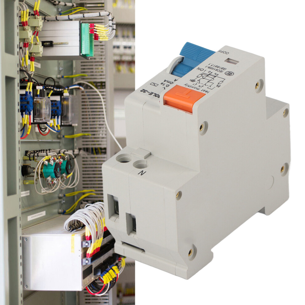 Residual Current Breaker 1P 16A With Overload & Short Circuit Protection System 4671376034560