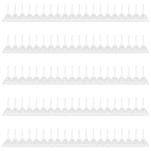 100 Stück spiralförmiges Nivelliersystem für-0,5 Spiralbasis