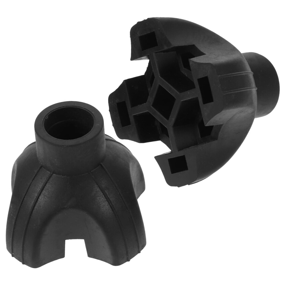 2pcs NonSlip Walking Cane Tips with Enhanced Stability, Replacement Rubber Feet for Crutches