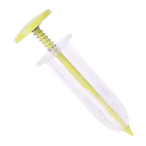 Seed Spreader with Ergonomic Grip for Precise Seed Spacing, Handheld Seeder Tool for Garden Lawn