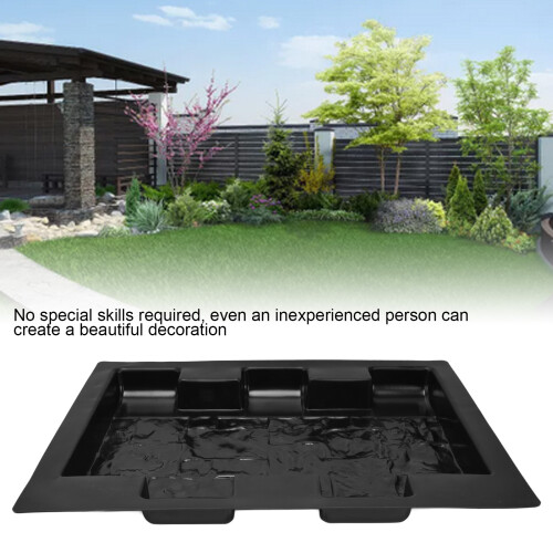 ABS Stufensteinform für Gartenweg, 38x28cm, 4cm hoch 2