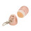 Öl-absorbierender vulkanischer Gesichtsroller, wiederverwendbar, rosa, Hautmassagegerät 4
