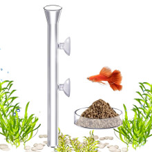 Automatic Fish Feeder with Acrylic Tube and Suction Cups for Precision Feeding in Tanks or Ponds