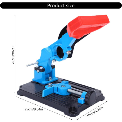 Adjustable 45 Degree Angle Grinder Stand with Large Protective Cover for Stable Precision Cutting 2