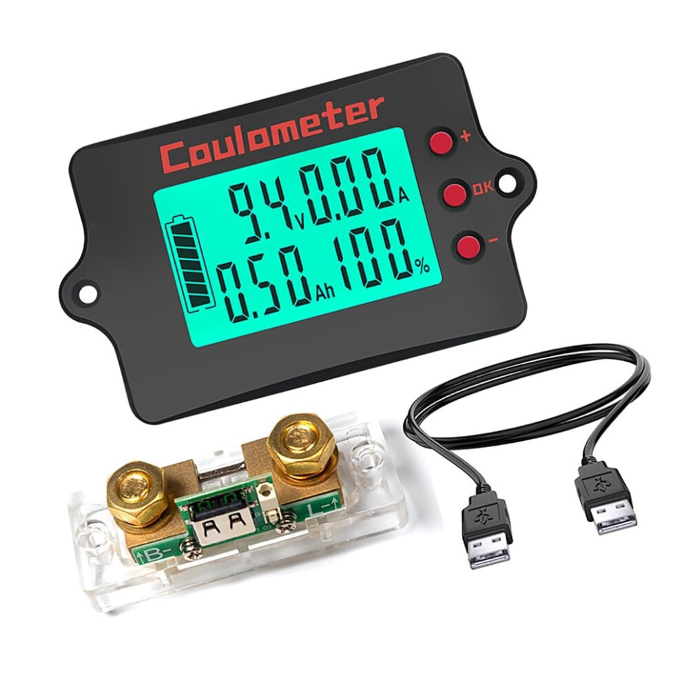 Lcd Display Digital Multimeter High Accuracy Ammeter Voltmeter For Current Voltage Power Energy Measurement With 1 Meter Cable 9382693360632