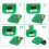 OBD 22 Pièces Adaptateur de Programmation BDM Ensemble Complet pour KTAG KESS FGTECH BDM ECU Programmation Adaptateurs de Sonde BDM100 5