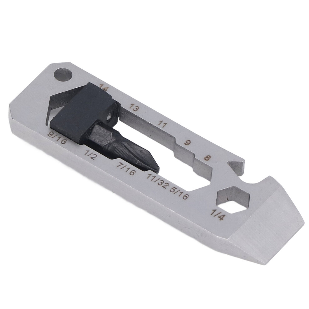 7-In-1 Stainless Steel Multitool Keychain With Screwdriver & Bottle Opener 3051376041385