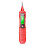 Voltage Tester Pen VD807 with LED, Precise Live Wire Detection, TwoColor Display, Red 1