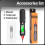 Voltage Tester Pen VD807 with LED, Precise Live Wire Detection, TwoColor Display, Red 4