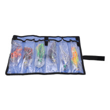 Portable Artificial Bait, Includes 6 Pocket Storage Bag, Stainless Steel Hooks, Realistic 3D Eyes And Luminous Tail For Enhanced Underwater Attraction