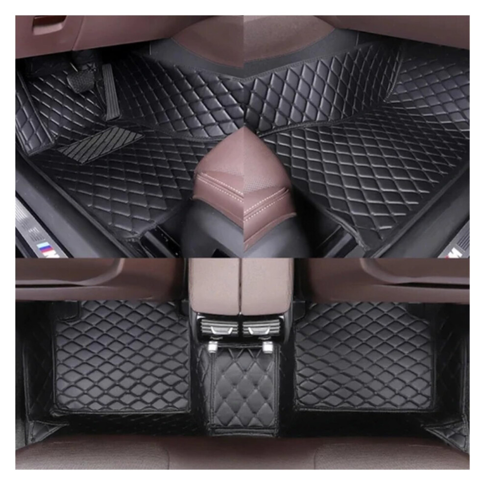Car Floor Mats For Mitsubishi Lancer 20062016, All Weather Waterproof Custom Fit 3D Liners, 5 Seats Black 9347817596618