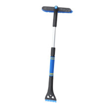 Adjustable Telescopic Car Snow Brush with Ice Scraper for Windshield and Windows Winter Use