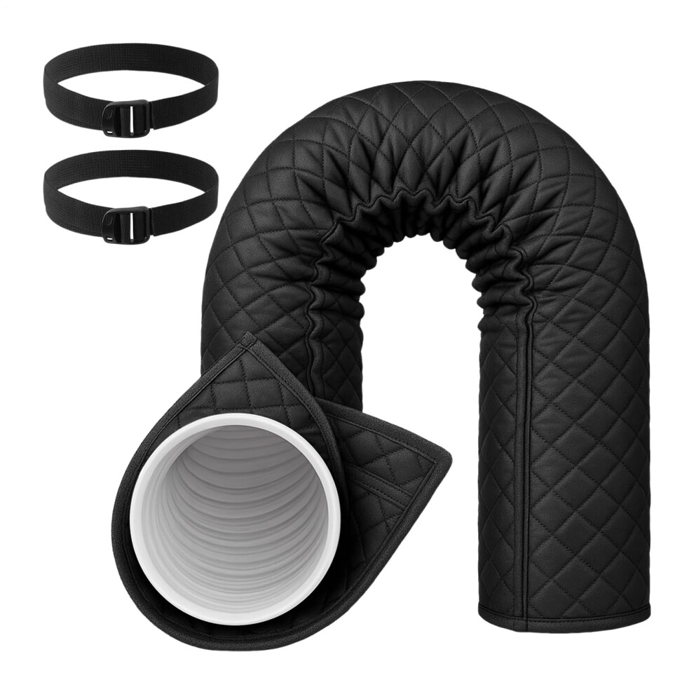 Portable Ac Hose Cover For 5 To 5.9 Inch Duct, Oxford Cloth Insulation Wrap, Energy Saving 9382693362124