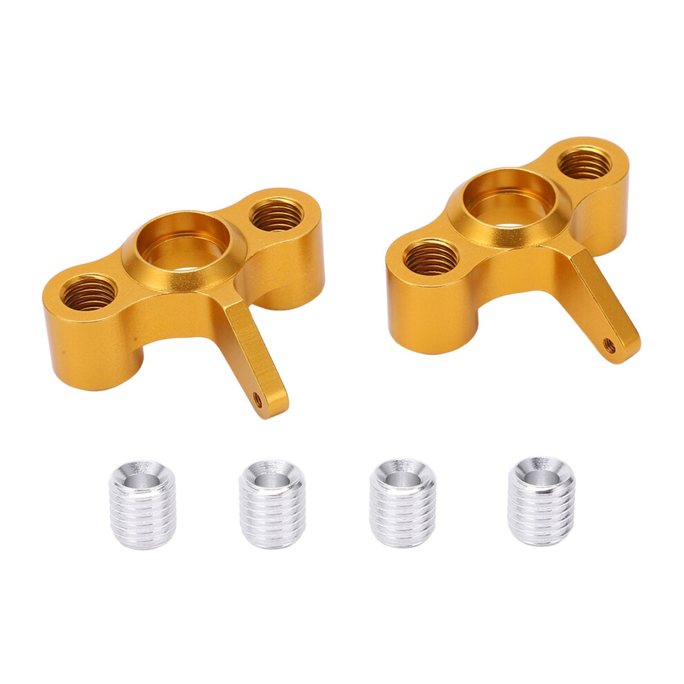 2Pcs Aluminum Alloy Steering Knuckles For 1/10 Rc Car, Gold 4951376044722