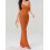 (L, Orange) Robe moulante à et clubs. 5