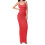 (L, Red) Robe moulante à et clubs. 1