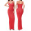 (L, Red) Robe moulante à et clubs. 2