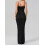 (S, Black) Robe moulante à et clubs. 7