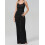 (S, Black) Robe moulante à et clubs. 3