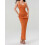 (L, Orange) Robe moulante à et clubs. 4