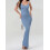 (L, Blue) Robe moulante à et clubs. 4