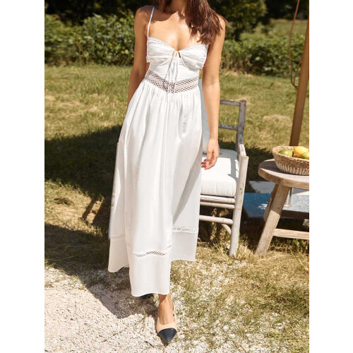 (S, White) Robe longue à vos soirées. 2