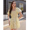 (M, Yellow) Robe trapèze courte le streetwear. 4