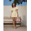 (M, Yellow) Robe trapèze courte le streetwear. 7